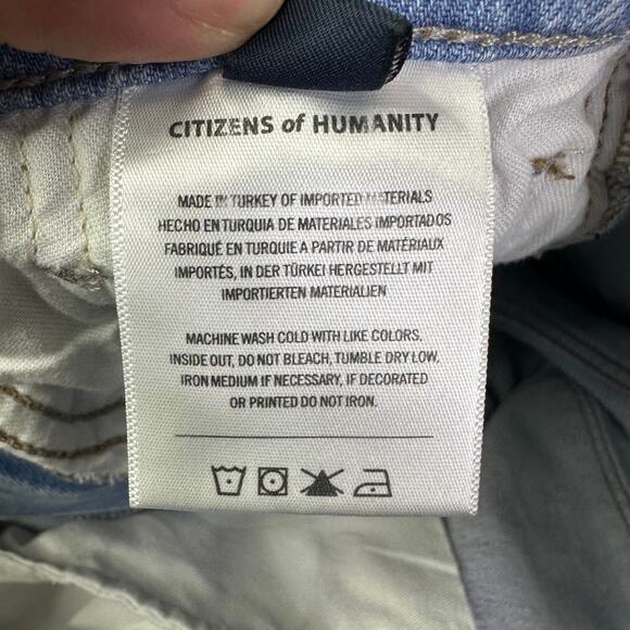 Citizens Of Humanity Loli Mid Rise Baggy Jeans Size 26 2084B-1573 - Picture 9 of 11